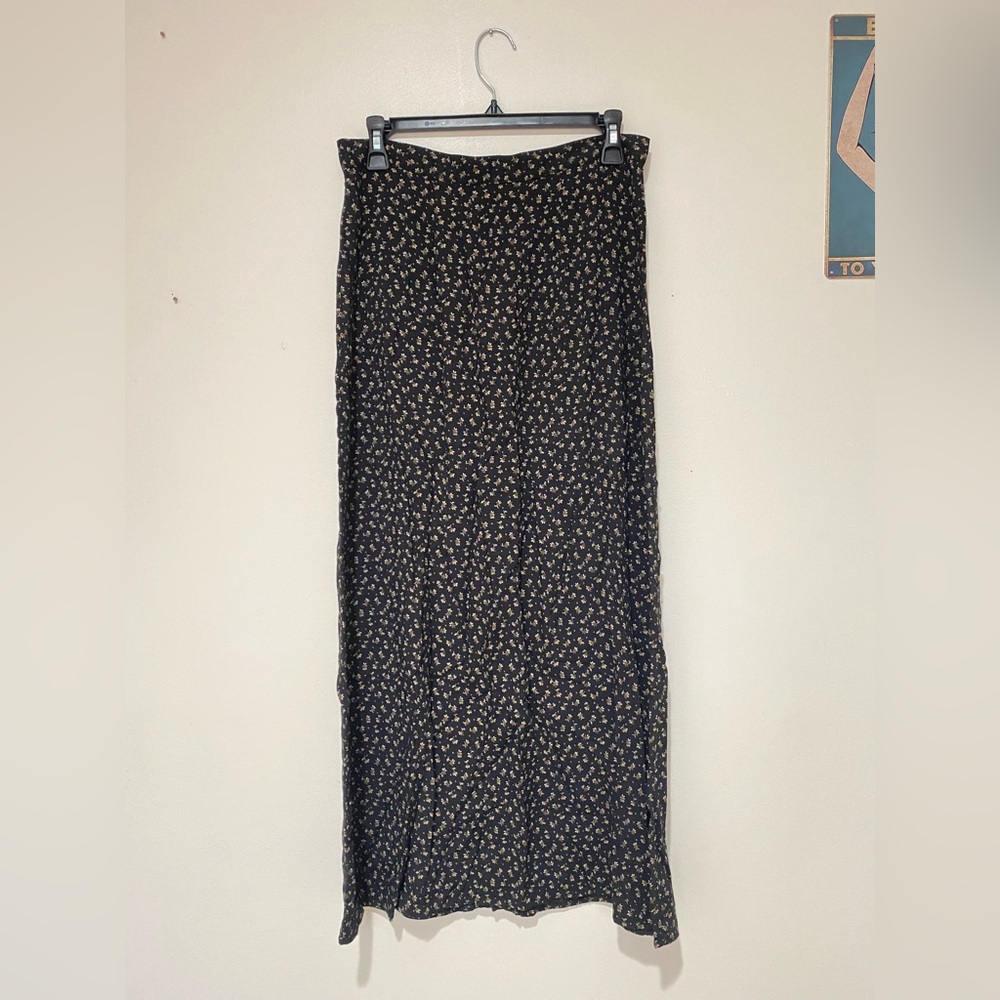 Vintage Floral Maxi Skirt
